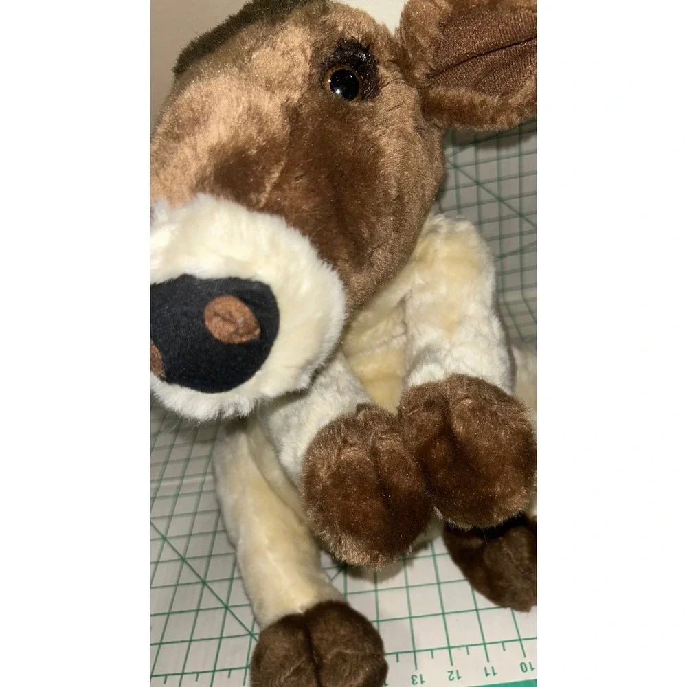 Unbranded Longhorn Bull Plush OS Tan Brown Western Stuffed Animal Toy